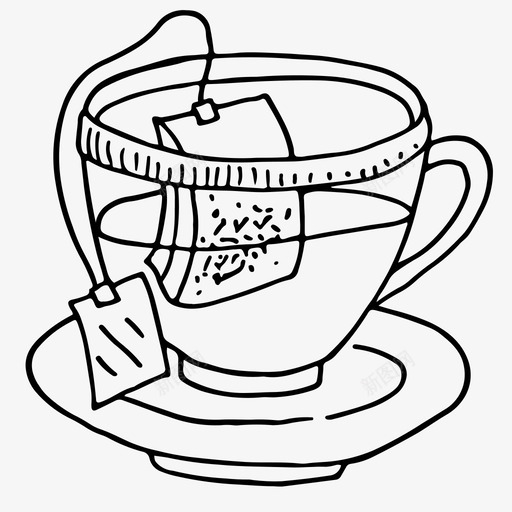 茶饮料玻璃杯图标svg_新图网 https://ixintu.com 玻璃杯 茶 茶会 饮料