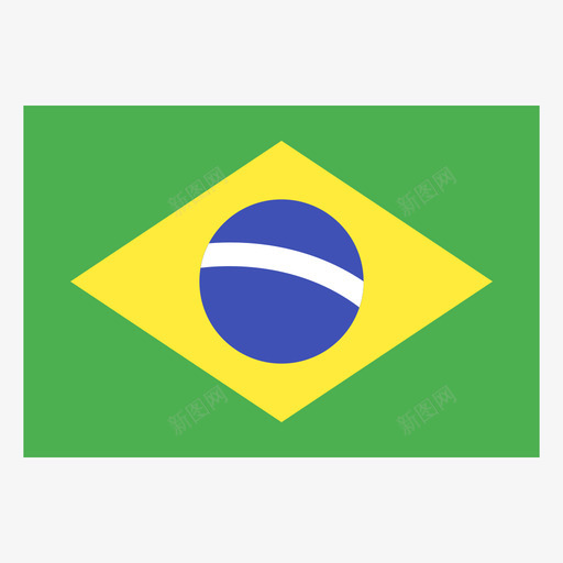 Brazilsvg_新图网 https://ixintu.com Brazil 填充 多色 扁平 简约