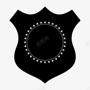 警徽体育徽章明星图标图标