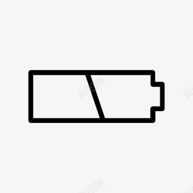 电池充电电池电量不足图标图标