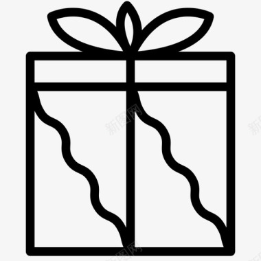 礼品奖金盒子图标图标