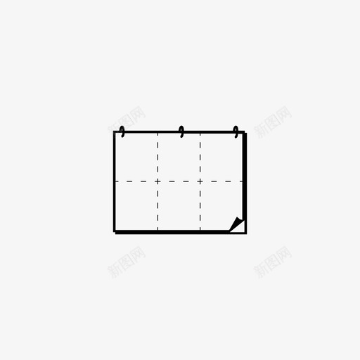 纸张a3a4图标svg_新图网 https://ixintu.com a3 a4 建筑文档 打印 纸张