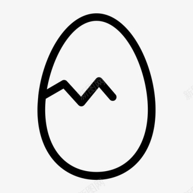 蛋碎蛋孵化图标图标