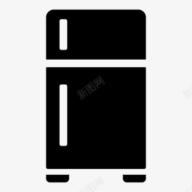 冰箱深冷柜家用电器图标图标