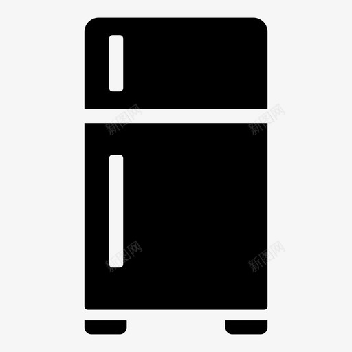 冰箱深冷柜家用电器图标svg_新图网 https://ixintu.com 冰箱 家用电器 深冷柜