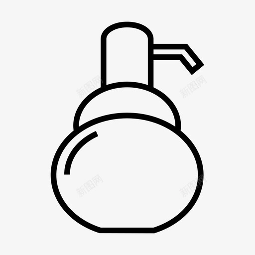 香水瓶子容器图标svg_新图网 https://ixintu.com 包装 化妆品 喷雾 容器 瓶子 香水