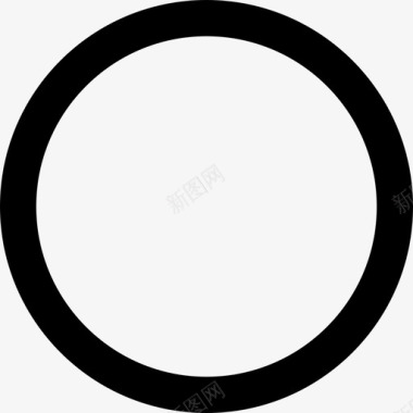 圆圆形状周长图标图标