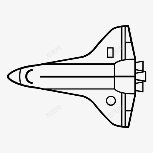 航天飞机载人可重复使用的飞行器图标svg_新图网 https://ixintu.com 可重复使用的飞行器 宇宙飞船 航天飞机 车辆运输 载人