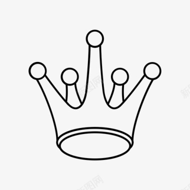 皇冠财富国王图标图标