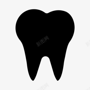 牙齿臼齿医学图标图标
