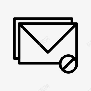块业务邮件图标图标