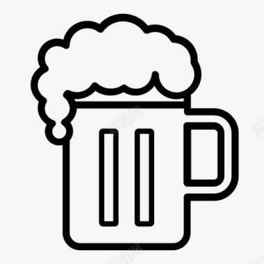 啤酒冷饮饮料图标图标