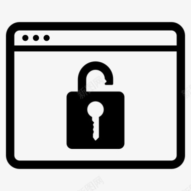 安全网站加密锁定图标图标