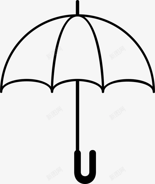 伞保护伞雨伞图标svg_新图网 https://ixintu.com 伞 伞保险 保护伞 天气 雨伞