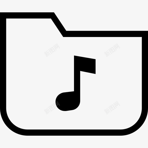 Folder - Musicsvg_新图网 https://ixintu.com Folder - Music