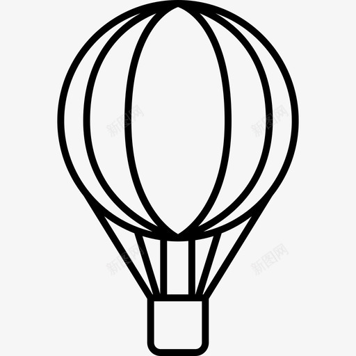 生态热气球运输图标svg_新图网 https://ixintu.com 生态热气球运输