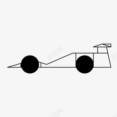 赛车汽车跑车图标图标