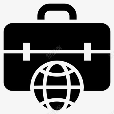 全球业务国际业务跨国业务图标图标