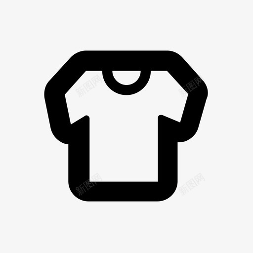 t恤衣服基本图标3svg_新图网 https://ixintu.com t恤 基本图标3 衣服