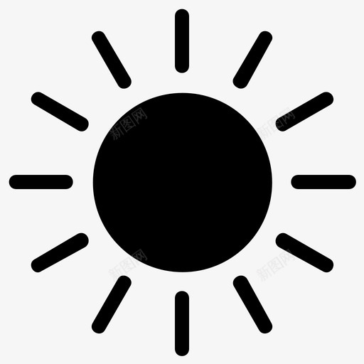 太阳晴朗的一天早晨图标svg_新图网 https://ixintu.com 太阳 早晨 晴天 晴朗的一天 阳光