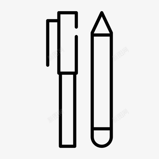 钢笔铅笔钢笔笔绘图图标svg_新图网 https://ixintu.com 写字 办公室间隙薄 工具 绘图 钢笔笔 钢笔铅笔