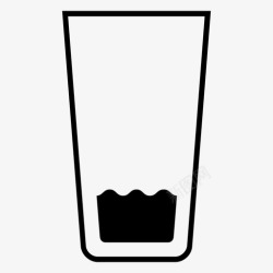 玻璃水icon玻璃水四分之一数量容器图标高清图片