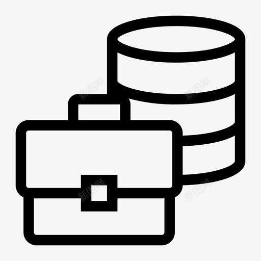 数据库配置文件帐户用户信息图标svg_新图网 https://ixintu.com 帐户 数据库和服务器 数据库配置文件 用户信息