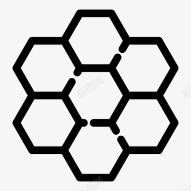 手套养蜂场蜜蜂图标图标