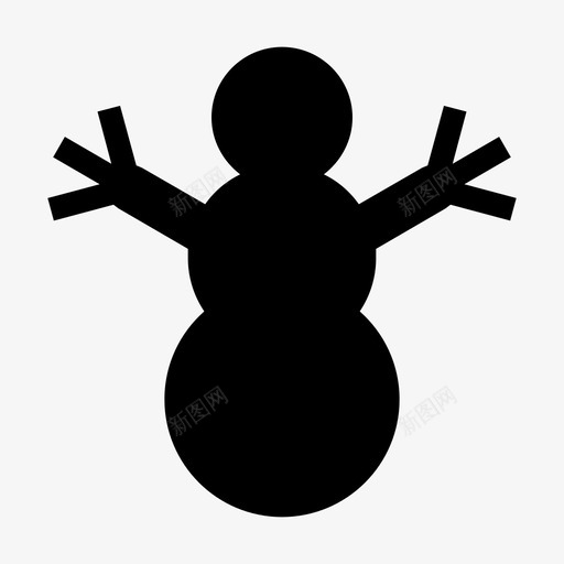 snowmansvg_新图网 https://ixintu.com snowman