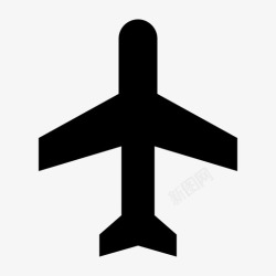 机场人群飞行模式飞机标志机场图标高清图片