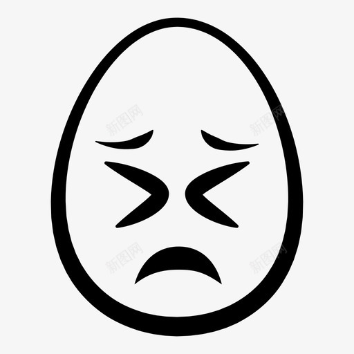 持之以恒的脸蛋头表情复活节表情图标svg_新图网 https://ixintu.com 人 复活节 持之以恒的脸蛋头表情 社交 蛋头表情 表情