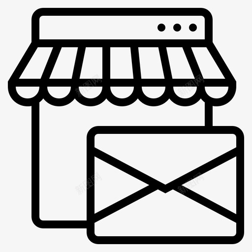 电子邮件营销电子邮件广告网上购物图标svg_新图网 https://ixintu.com 电子邮件广告 电子邮件营销 网上购物 送货地址
