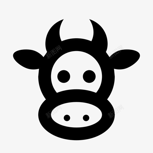 cowsvg_新图网 https://ixintu.com cow