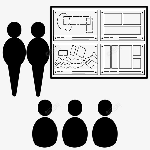 小组评审建筑文化图标svg_新图网 https://ixintu.com 小组评审 工作室 工作室文化 建筑 文化