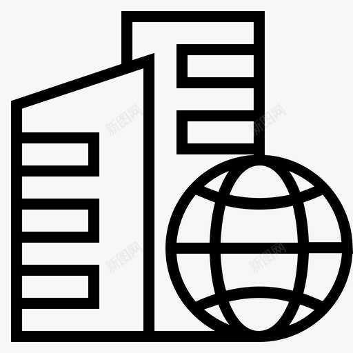 全球业务国际业务跨国业务图标svg_新图网 https://ixintu.com 全球业务 国际业务 跨国业务