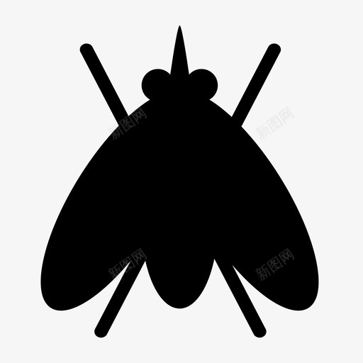 苍蝇虫子蚊虫图标svg_新图网 https://ixintu.com 害虫 昆虫 苍蝇 虫子 蚊虫