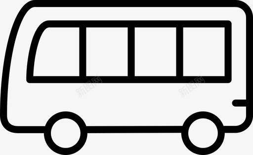 货车公共汽车运输图标图标