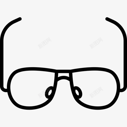 大眼镜购物成瘾图标svg_新图网 https://ixintu.com 大眼镜 购物成瘾