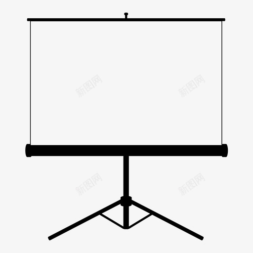 投影屏幕独立式演示图标svg_新图网 https://ixintu.com 幻灯片 投影屏幕 演示 独立式 计算