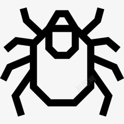 虫菌粉粉螨虫螨图标高清图片