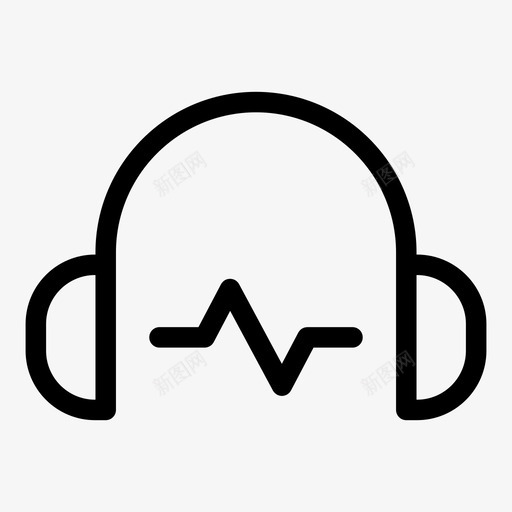 耳机现代音乐图标svg_新图网 https://ixintu.com 基本要素pt1 声音 技术 现代 耳机 音乐
