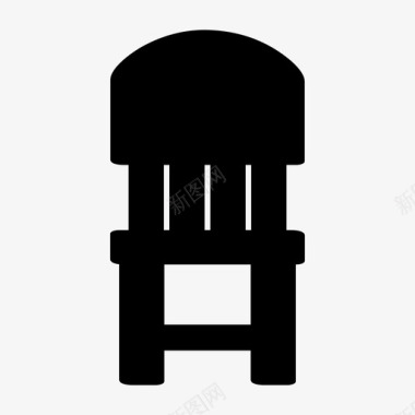 椅子享受家具图标图标