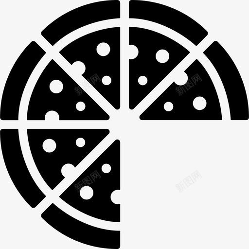 披萨快餐香肠披萨图标svg_新图网 https://ixintu.com 快餐 披萨 披萨切 披萨片 香肠披萨