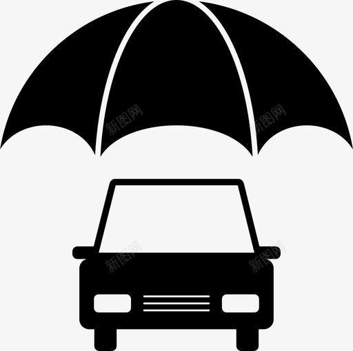 保险汽车保险抵押品图标svg_新图网 https://ixintu.com 保险 保险保证 抵押品 担保 汽车保险