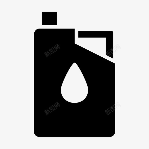 机油爆发塑料容器图标svg_新图网 https://ixintu.com 塑料容器 机油 爆发