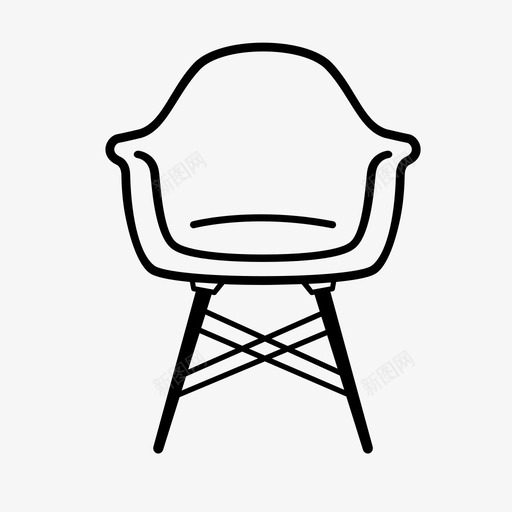 椅子装饰埃姆斯图标svg_新图网 https://ixintu.com pedrocoelhom 埃姆斯 椅子 装饰