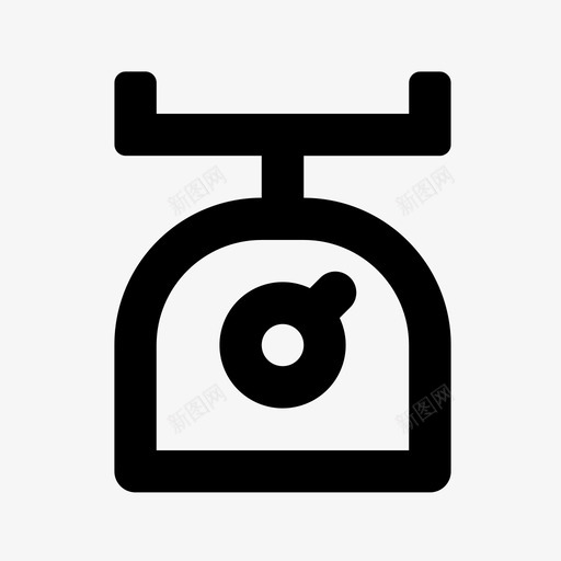 秤厨房厨房秤图标svg_新图网 https://ixintu.com 厨房 厨房秤 家用 秤 称重机