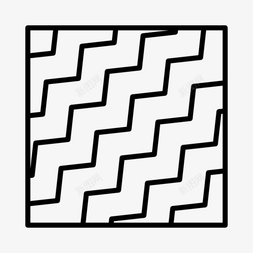对角线纹理瓷砖锯齿形图标svg_新图网 https://ixintu.com 对角线纹理 瓷砖 锯齿形