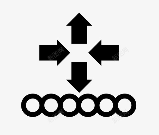 网状存取网络技术图标svg_新图网 https://ixintu.com 网状存取 网络技术