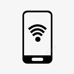 安卓WiFi升级版智能手机安卓手机图标高清图片